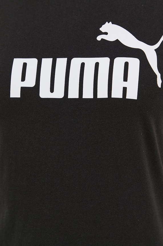 Pamučna majica Puma 586774 crna