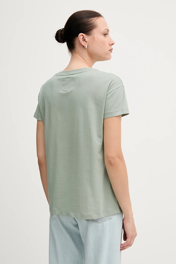 Armani Exchange t-shirt in cotone 8NYTCX.YJG3Z verde AW25