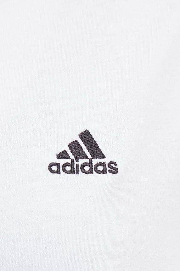 Bavlnené tričko adidas H10201 biela