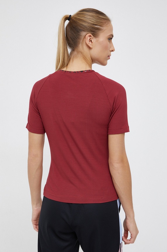 Odzież adidas Performance Top GQ2857 GQ2857 bordowy