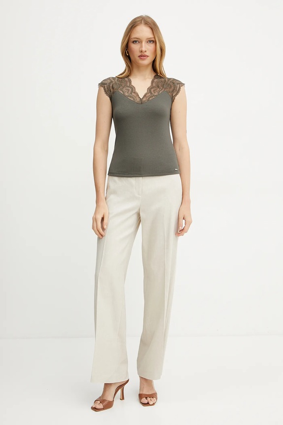 Morgan bluzka DELI zielony AW25