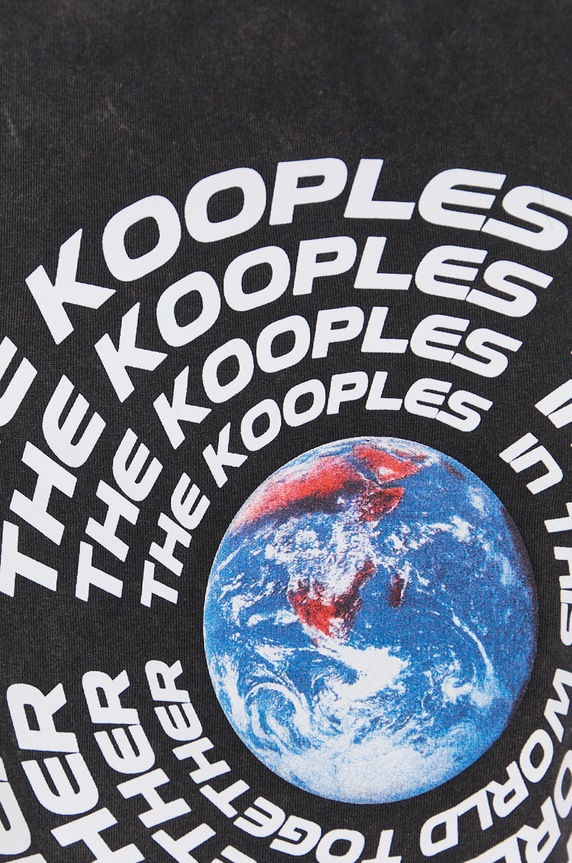 Bavlnené tričko The Kooples FTSC23006K