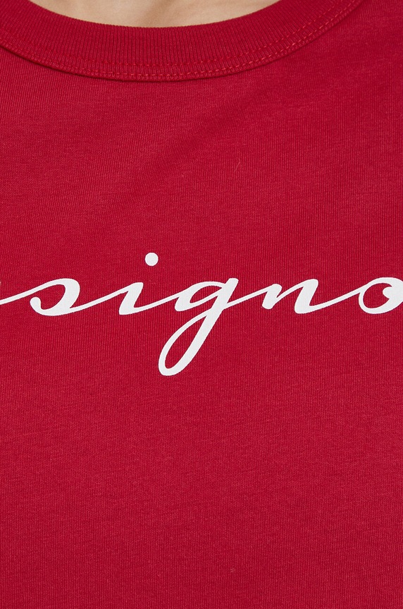 Pamučna majica Rossignol RLKWY05 crvena