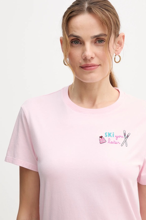 MC2 Saint Barth t-shirt bawełniany różowy EMI0002