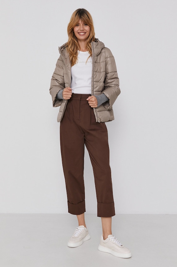 United Colors of Benetton pamut póló 3GA2E16A2.101 fehér AA00