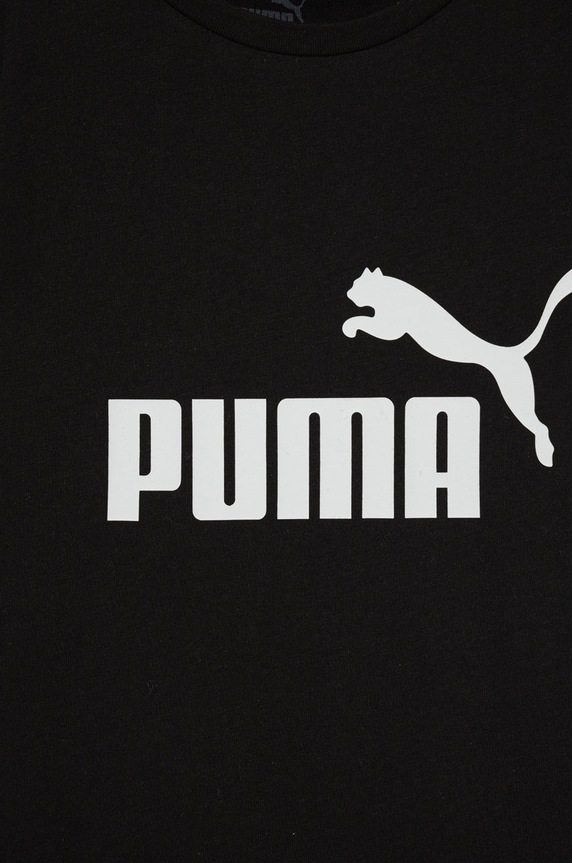 Puma Tricou de bumbac pentru copii 587029 587029 negru AW24