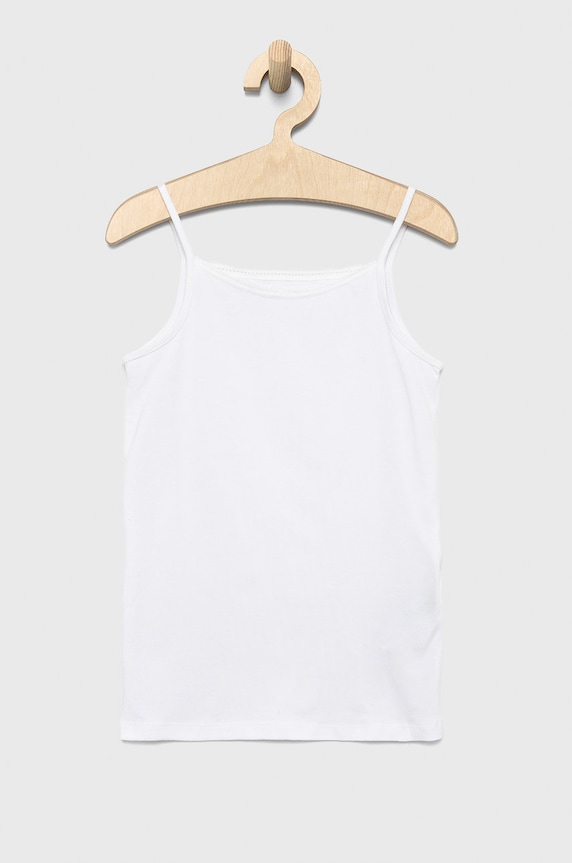 Dziewczynka United Colors of Benetton Top dziecięcy (2-pack) 3MC10H215.G.CONTINUATI biały