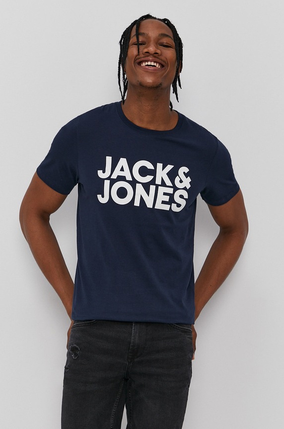 Oblečení Tričko Jack & Jones (3-pack) 12191762 černá