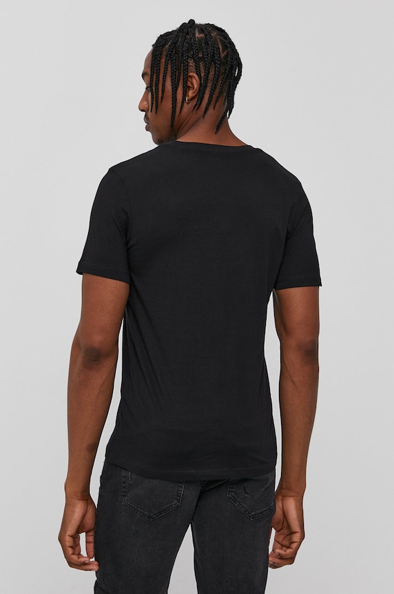 Tričko Jack & Jones (3-pack) černá 12191762