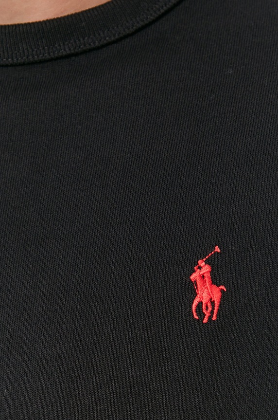 Μπλουζάκι Polo Ralph Lauren 710811284001 μαύρο
