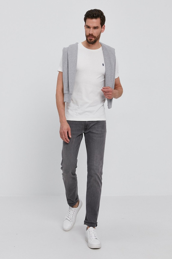 Tričko Polo Ralph Lauren 710671438186 béžová SS26