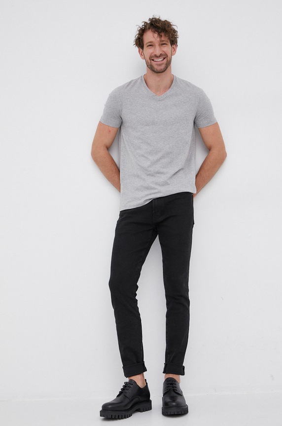 HUGO - T-shirt (2-pack) 50325417 50325417 szary AA00