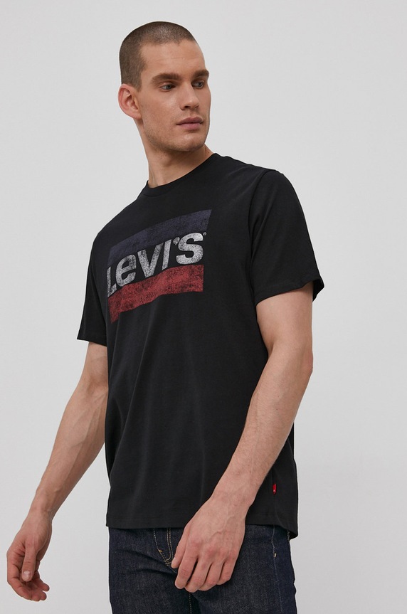 Levi's T-shirt czarny 39636.0050