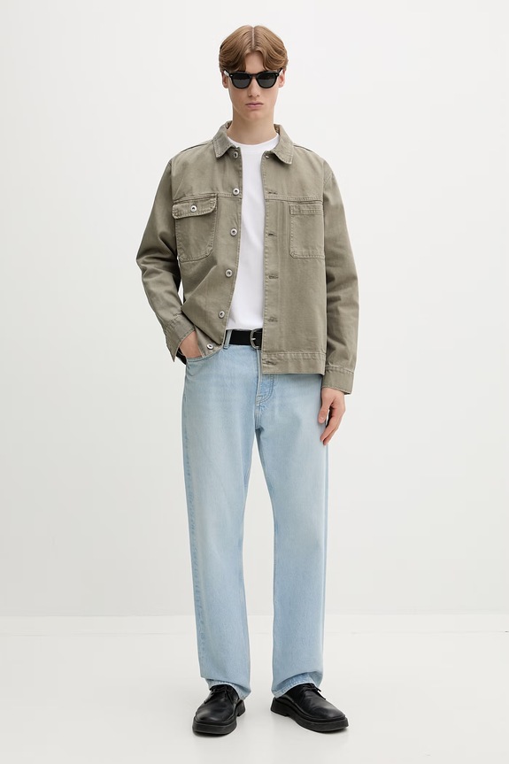 Levi's T-shirt męski bawełniany A0637.0000 beżowy AA00