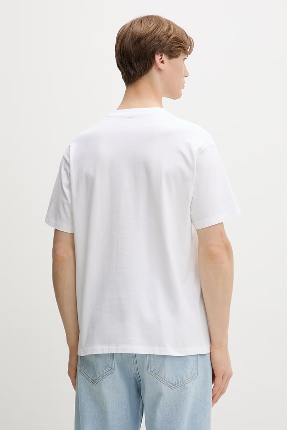 Odzież Levi's T-shirt męski bawełniany A0637.0000 beżowy