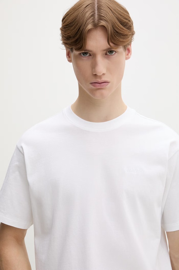 Levi's T-shirt męski bawełniany beżowy A0637.0000