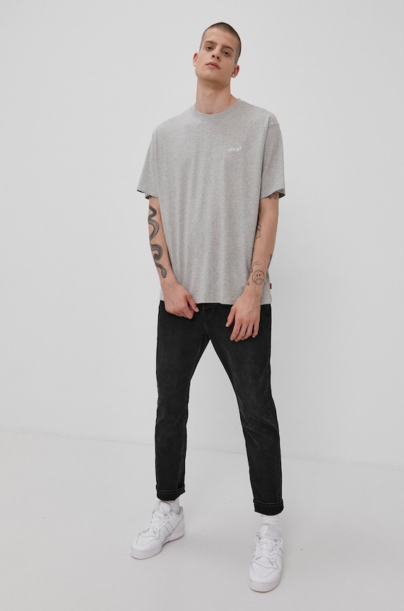 Μπλουζάκι Levi's A0637.0013 γκρί AW21