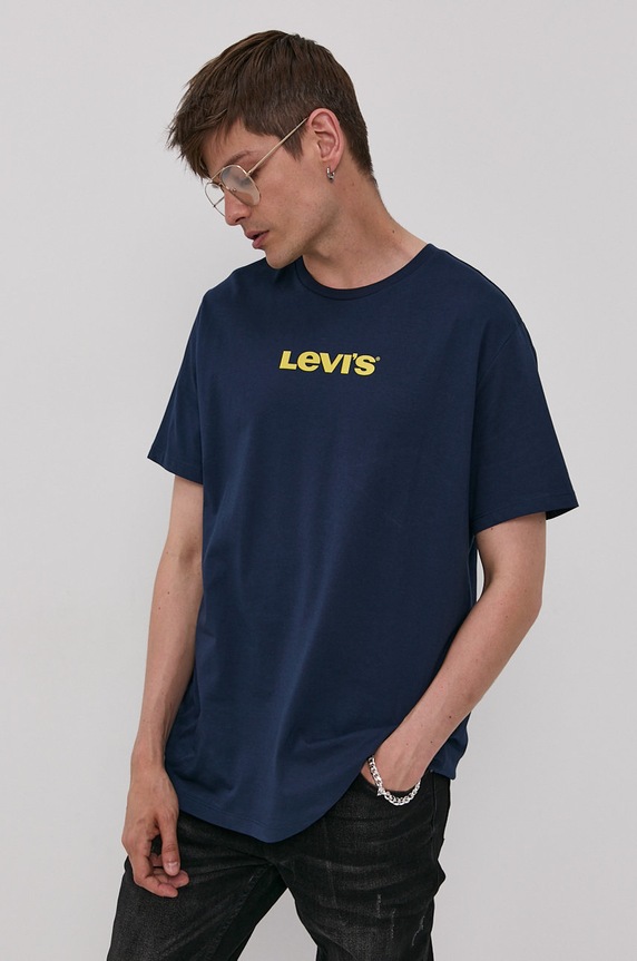 Majica kratkih rukava Levi's mornarsko plava A2083.0004