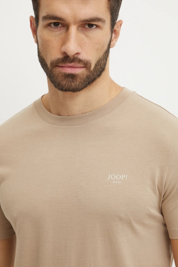 Pamučna majica Joop! Alphis bež 30027746