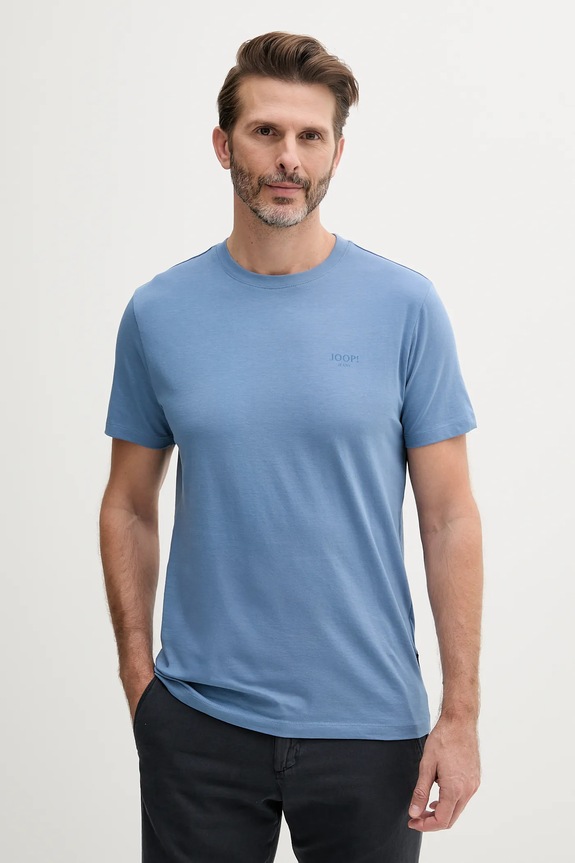 Joop! pamut póló Alphis pamut kék 30027746