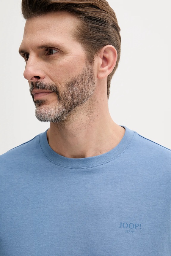 Joop! pamut póló Alphis kék 30027746