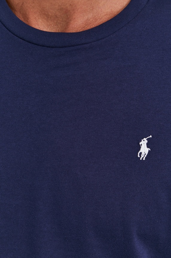 Bavlnené tričko Polo Ralph Lauren 714844756002 tmavomodrá