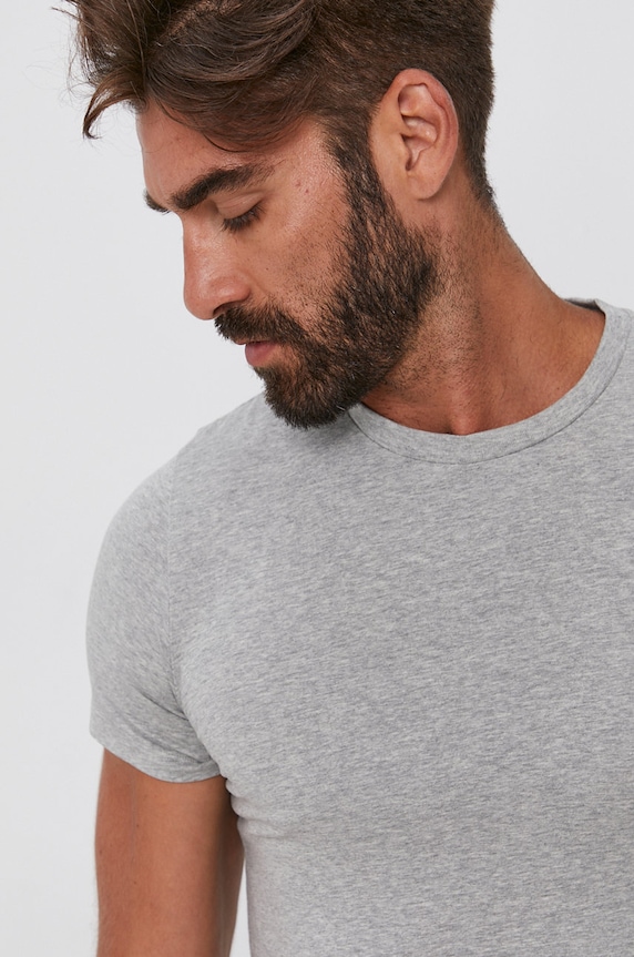 Polo Ralph Lauren tricou (2-pack) gri 714835960003