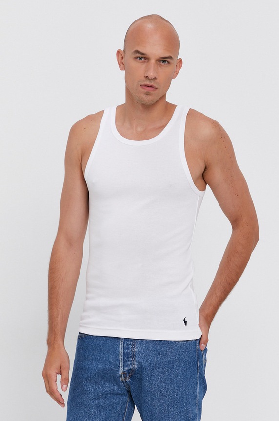 Polo Ralph Lauren t-shirt 2db pamut fehér 714835886001