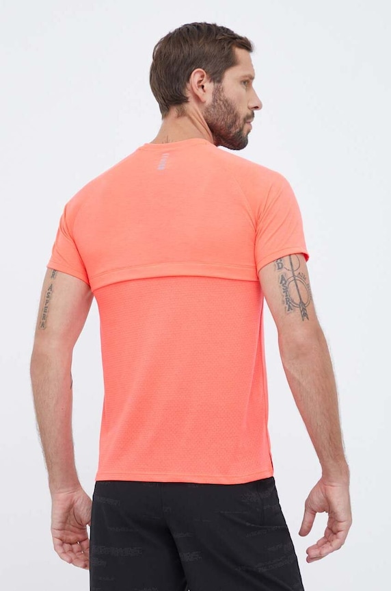 Odzież Under Armour t-shirt do biegania 1361469 czerwony