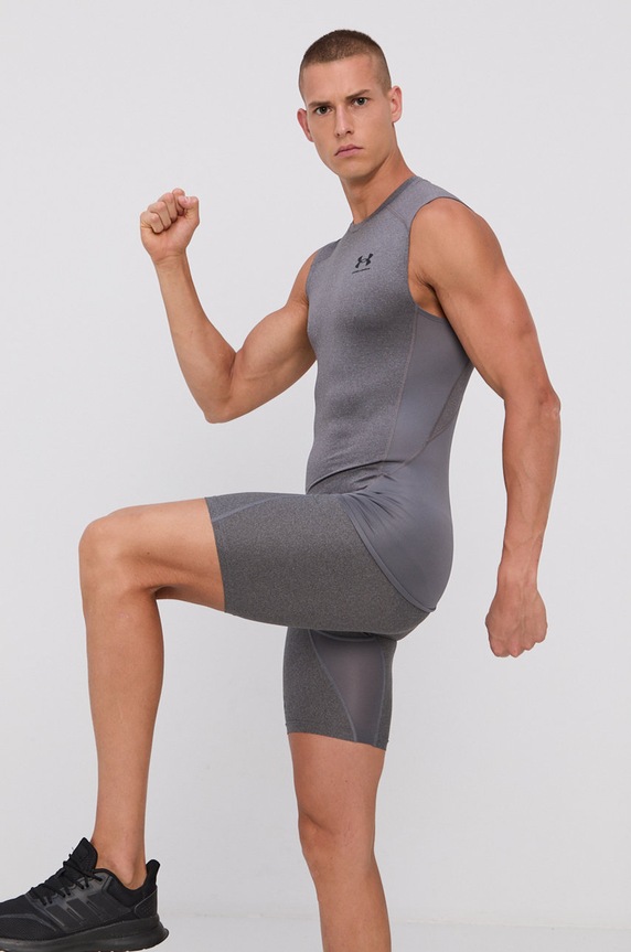 Majica kratkih rukava Under Armour 1361522 siva AW25