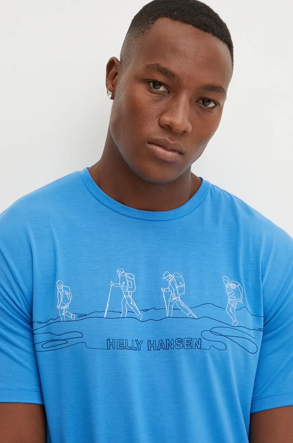 Helly Hansen tricou albastru 63082