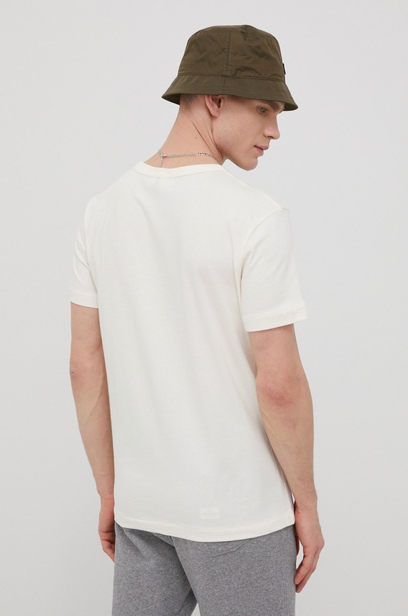 Odzież Quiksilver T-shirt bawełniany EQYKT04092 beżowy
