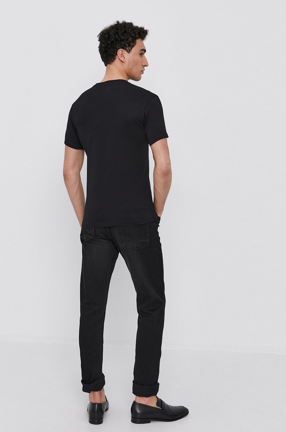 Odzież Karl Lagerfeld T-shirt bawełniany (2-pack) 215M2199 215M2199 czarny
