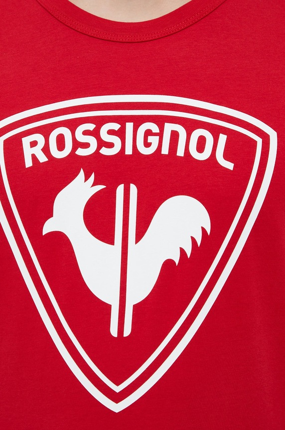 Rossignol t-shirt bawełniany RLKMY04 czerwony