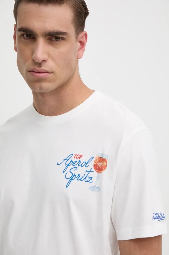 MC2 Saint Barth t-shirt bawełniany biały ARN0001