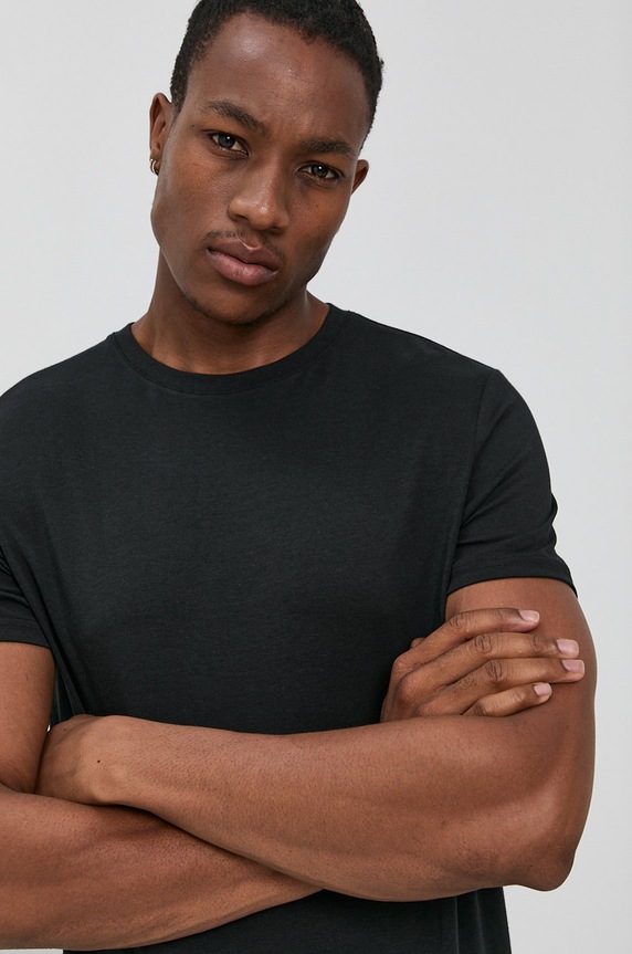 Resteröds t-shirt elasztánnal fekete 27041.2