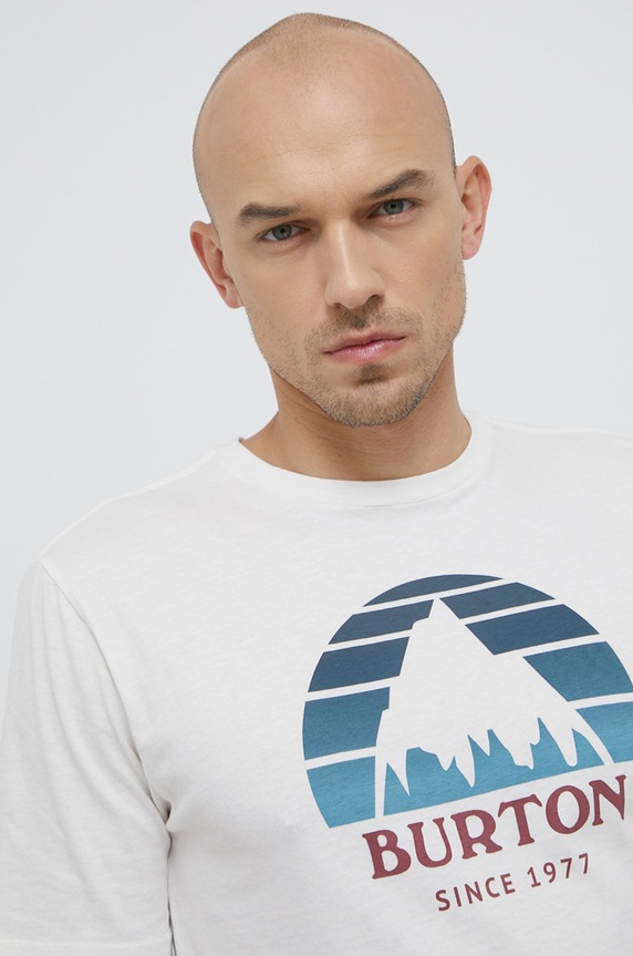 Burton T-shirt bawełniany biały 20378102100