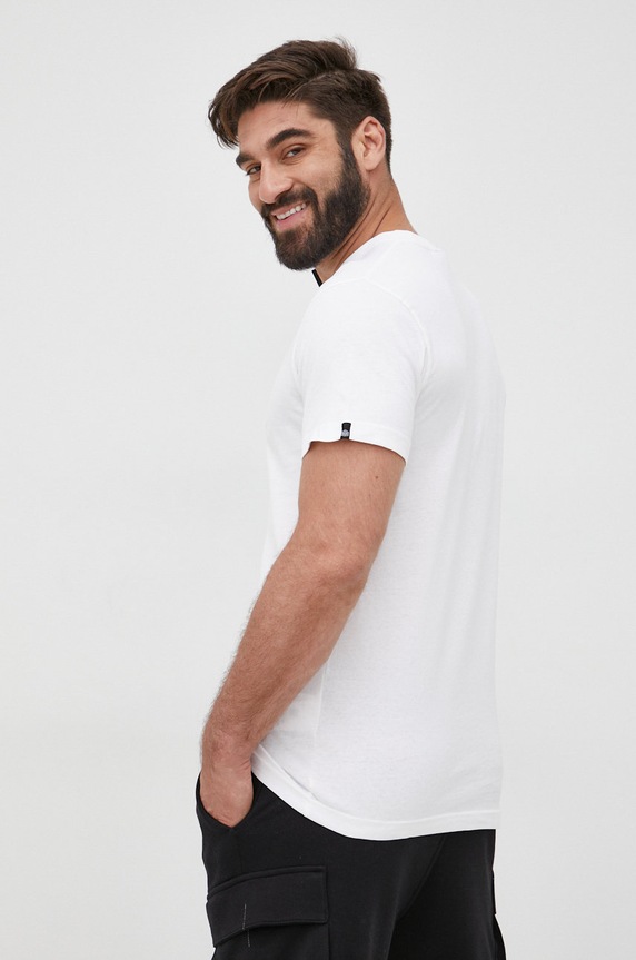 Odzież Deus Ex Machina t-shirt bawełniany T.DMW41808E biały