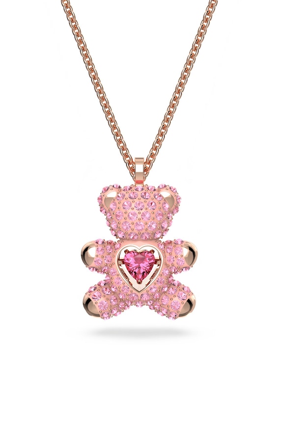 Ogrlica Swarovski roza 5642976