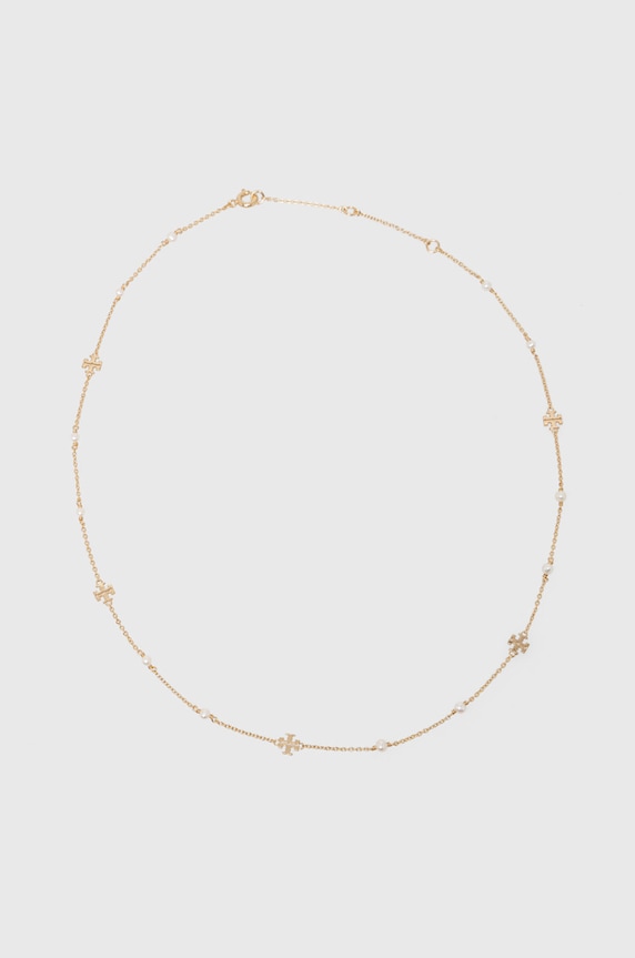 Κολιέ Tory BurchDelicate Kira Pearl 136782.137 χρυσαφί AW22