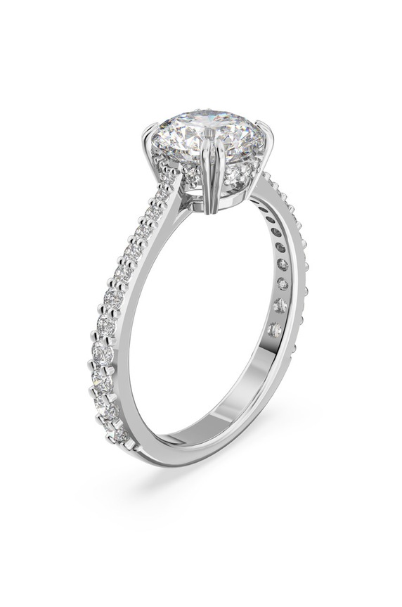 Swarovski pierścionek srebrny 5645253