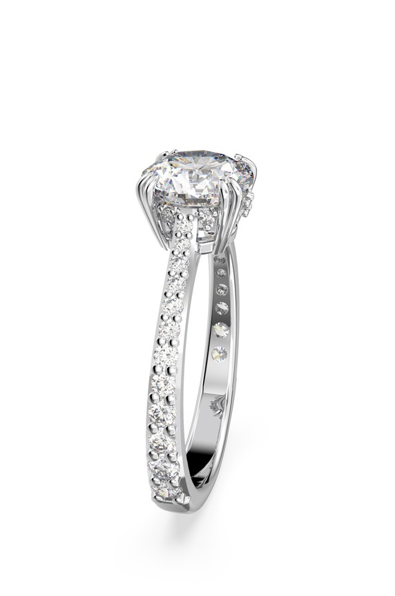 Swarovski pierścionek 5645253 srebrny AW22