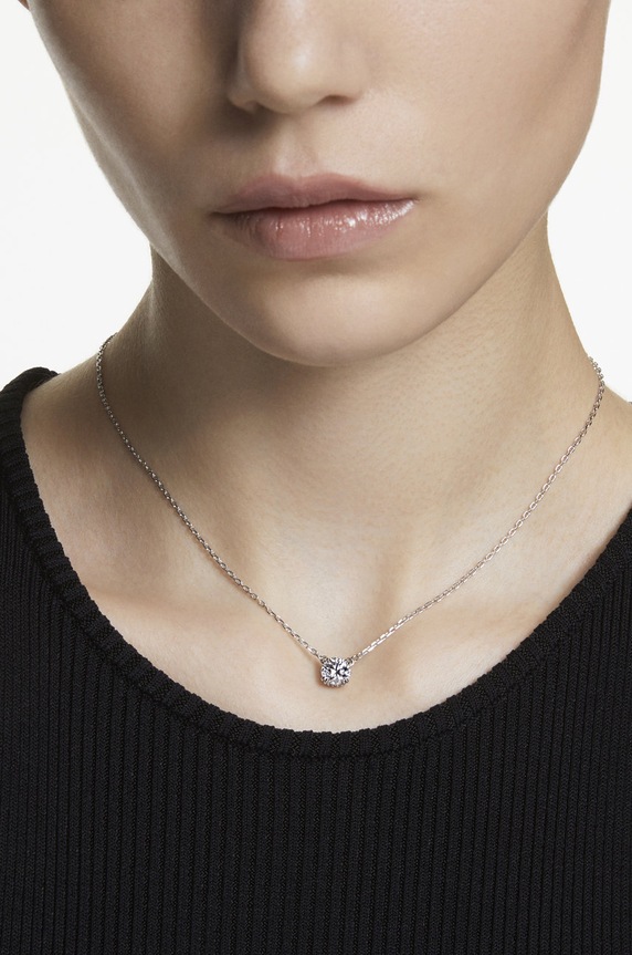 Ogrlica Swarovski 5636706 srebrna AA00