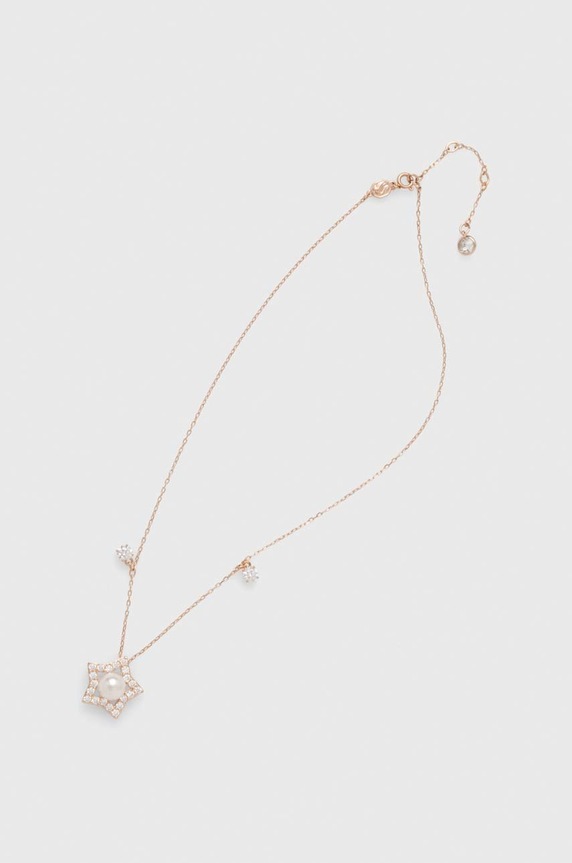 Náhrdelník Swarovski prírodný kameň zlatá 5645382
