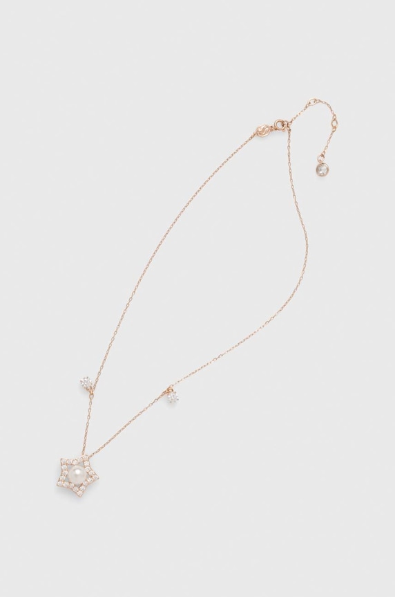 Náhrdelník Swarovski prírodný kameň zlatá 5645382