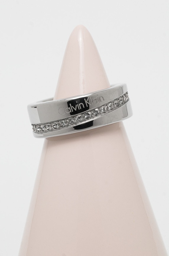 Calvin Klein pierścionek srebrny KJ06MR0402