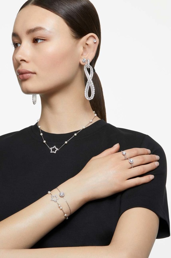 Swarovski pierścionek Constella 5642624 srebrny