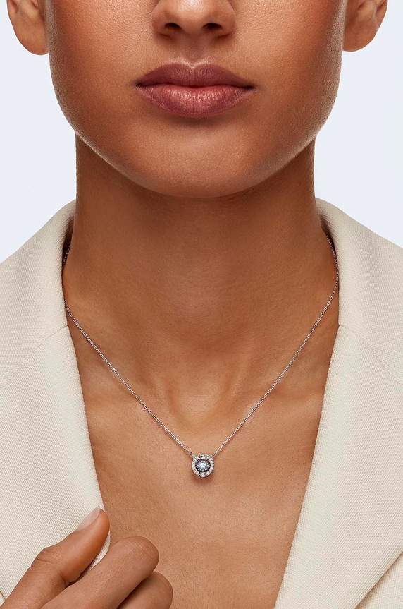 Κολιέ Swarovski Sparkling 5279425 ασημί