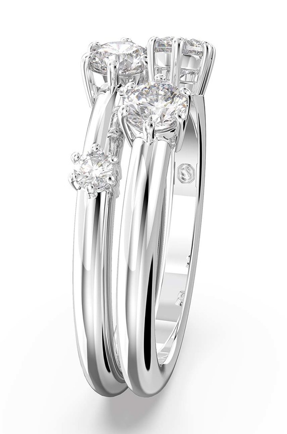 Akcesoria Swarovski pierścionek CONSTELLA 2-pack 5640962 srebrny