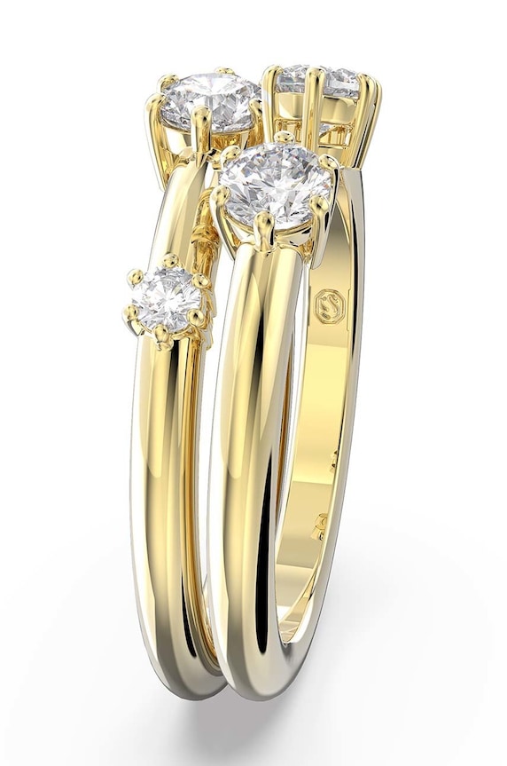 Akcesoria Swarovski pierścionek Constella 5640965 złoty